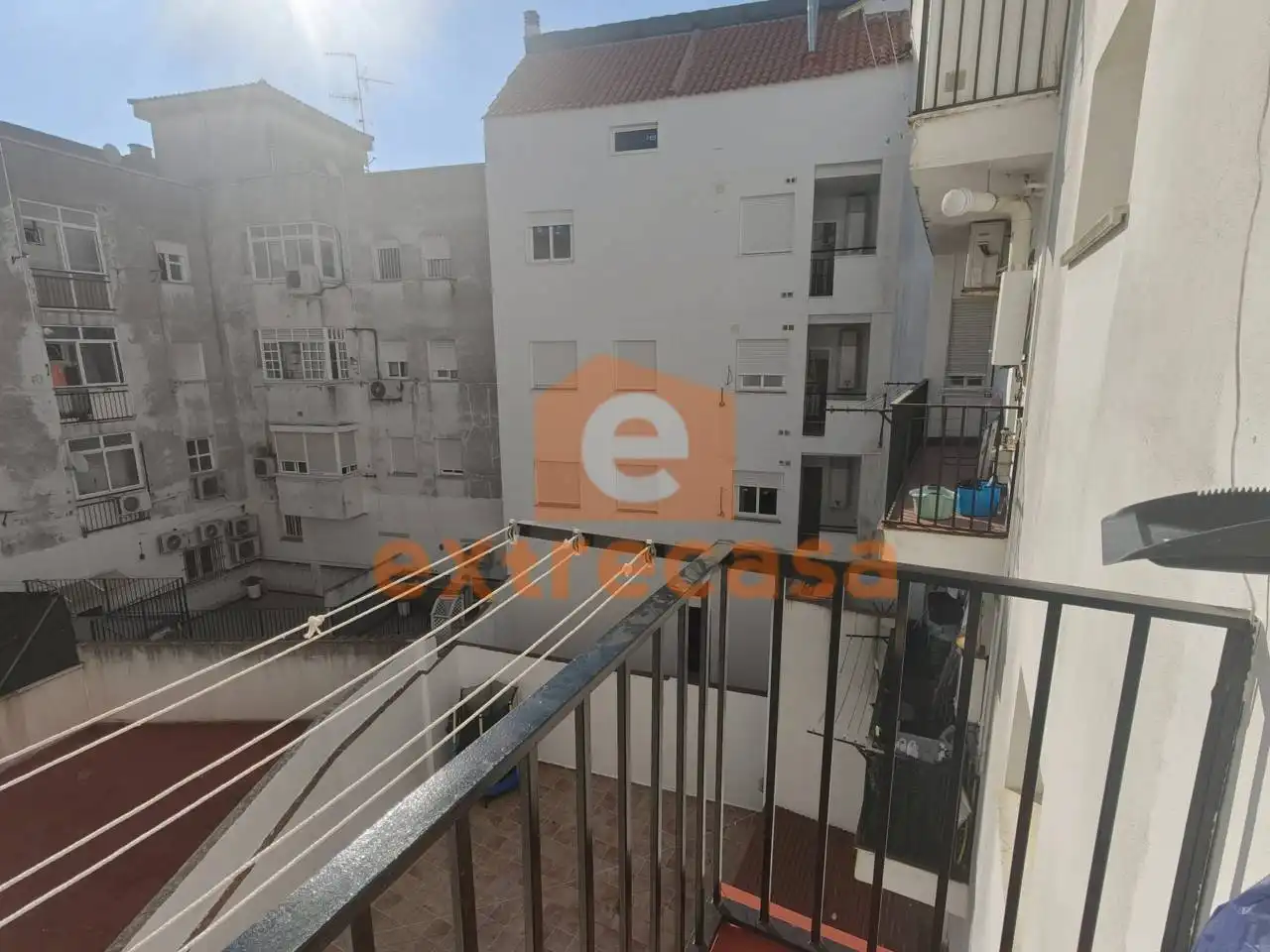 Balcony of Apartments for rent in Badajoz  with Air Conditioner and Heating