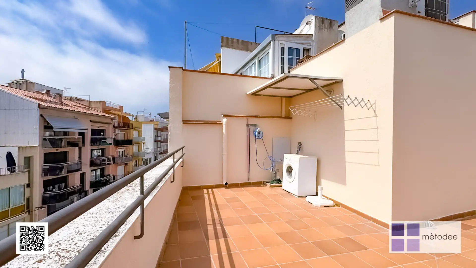 Terraza de Ático de alquiler en Blanes con Aire acondicionado, Calefacción y Terraza