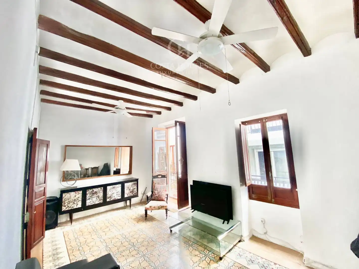 Living room of Houses for sale in Jávea / Xàbia  with Air Conditioner, Terrace and Balcony