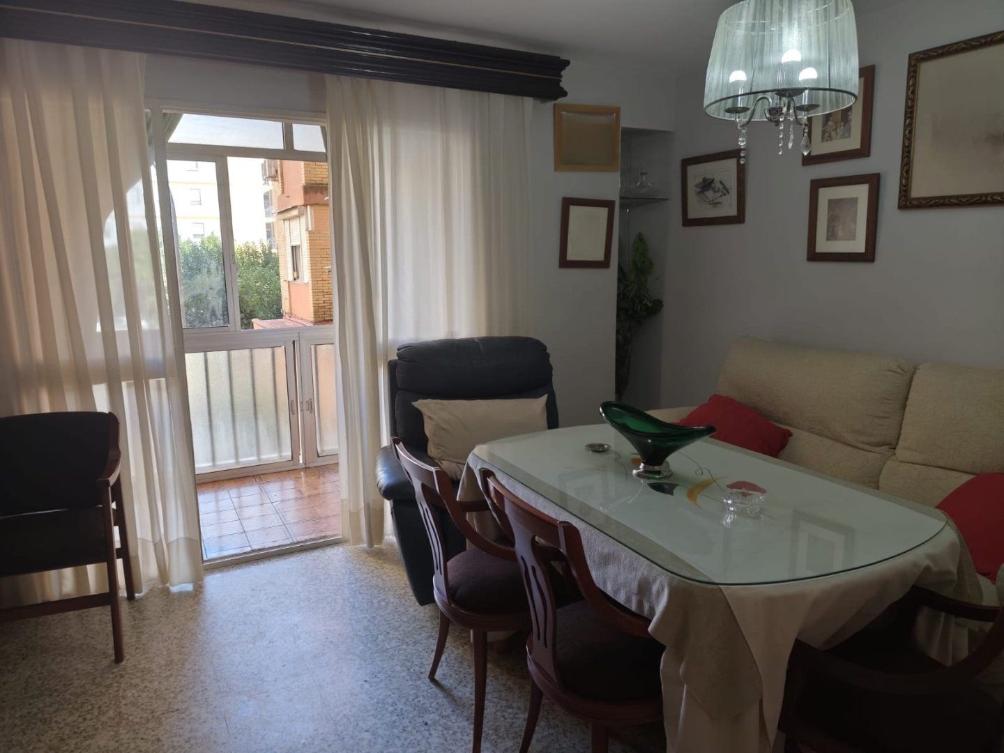 Dining room of Flat for sale in  Sevilla Capital  with Air Conditioner, Heating and Terrace