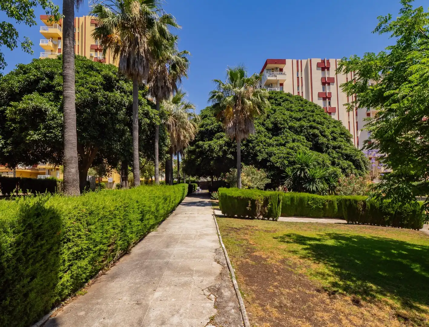 Vista exterior de Estudio en venta en Benalmádena con Aire acondicionado, Jardín privado y Amueblado