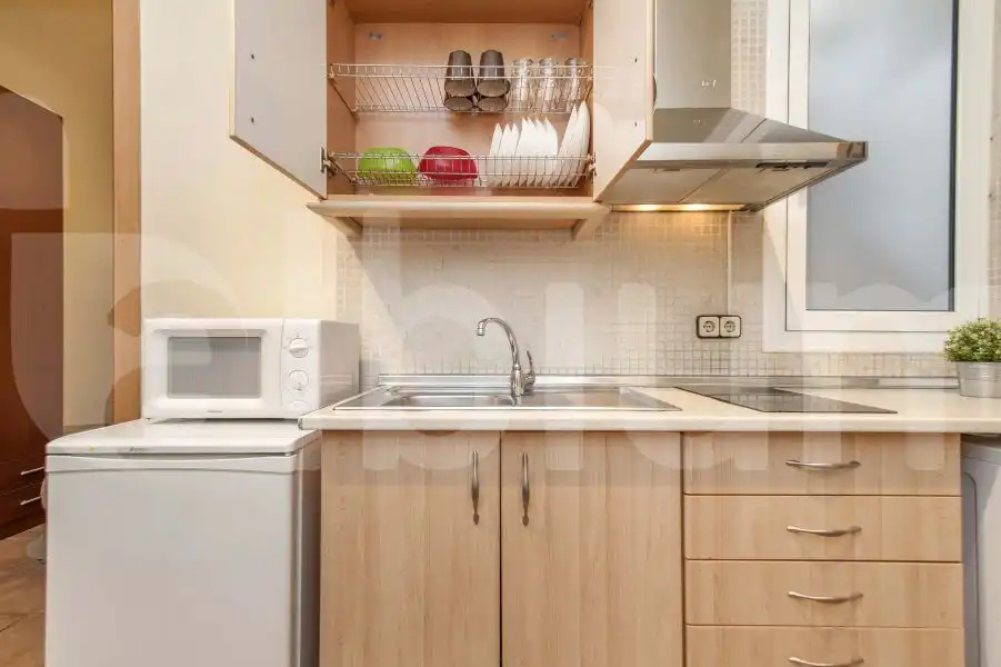 Küche von Wohnung zur Miete in Barcelona mit Klimaanlage und Heizung