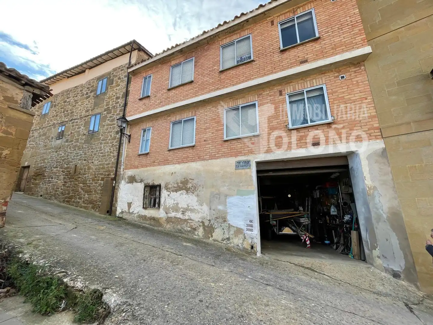Vista exterior de Casa o chalet en venta en San Vicente de la Sonsierra con Calefacción