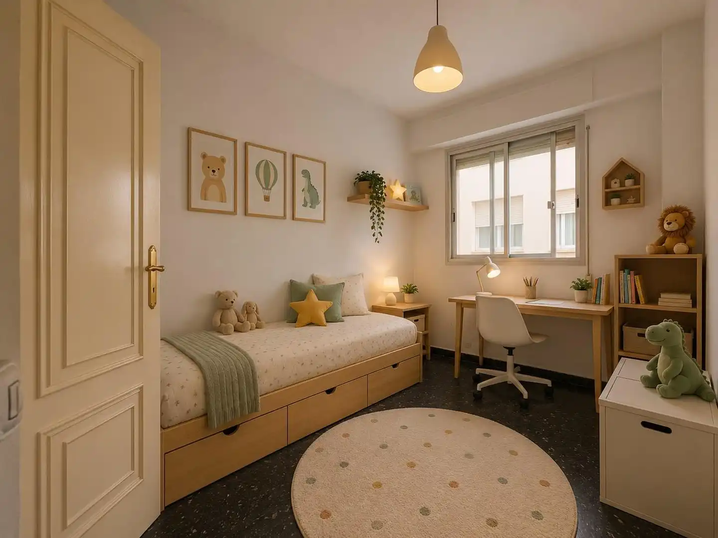 Schlafzimmer von Wohnung zum Verkauf in Godella mit Klimaanlage und Balkon
