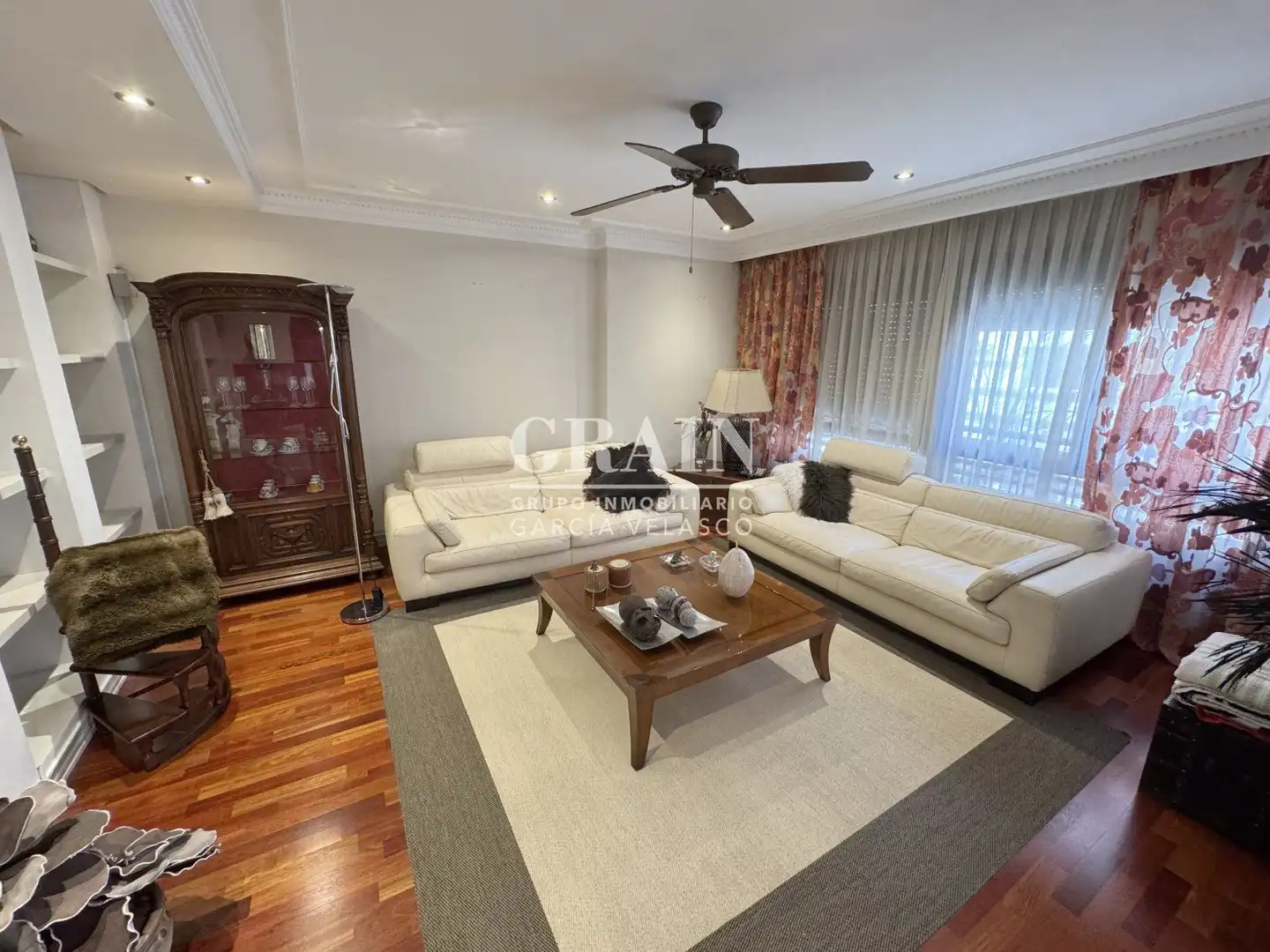 Living room of Flat for rent in Albacete  with Air Conditioner and Heating