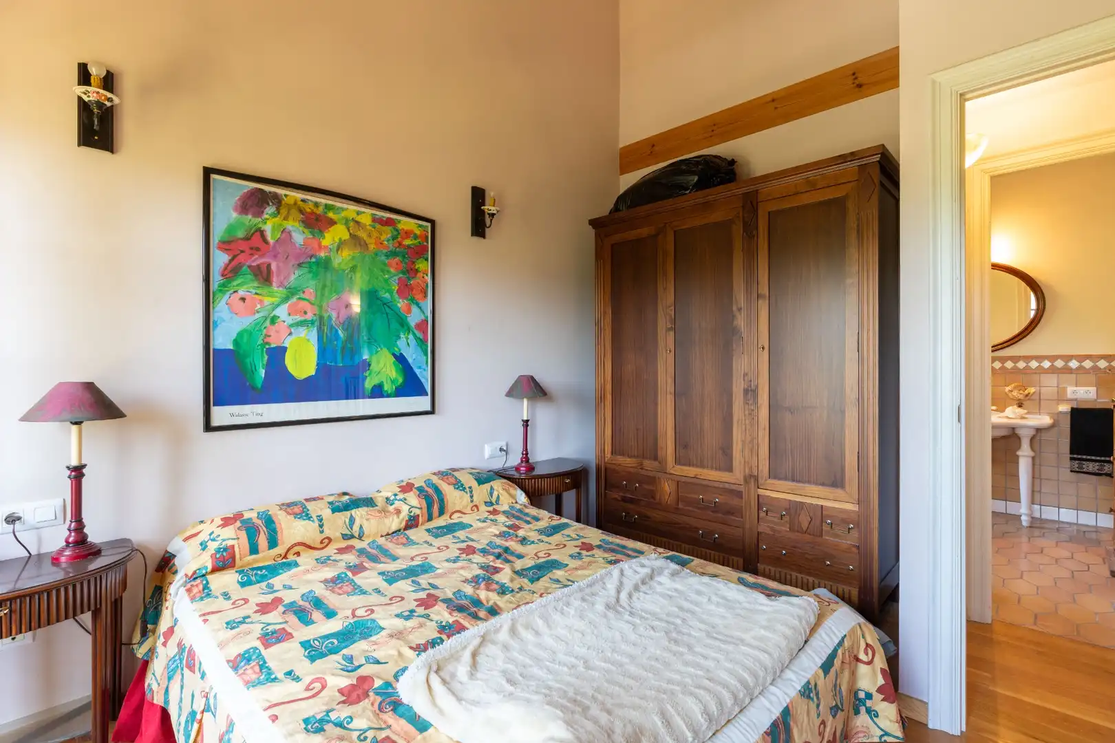 Schlafzimmer von Haus oder Chalet zum Verkauf in Matadepera mit Privatgarten und Schwimmbad