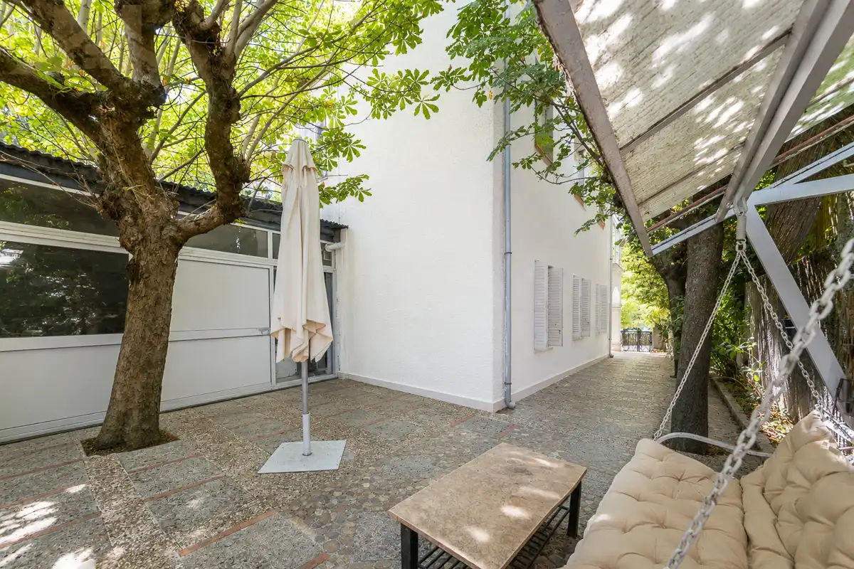 Terraza de Finca rústica en venta en El Escorial con Jardín privado, Parquet y Terraza
