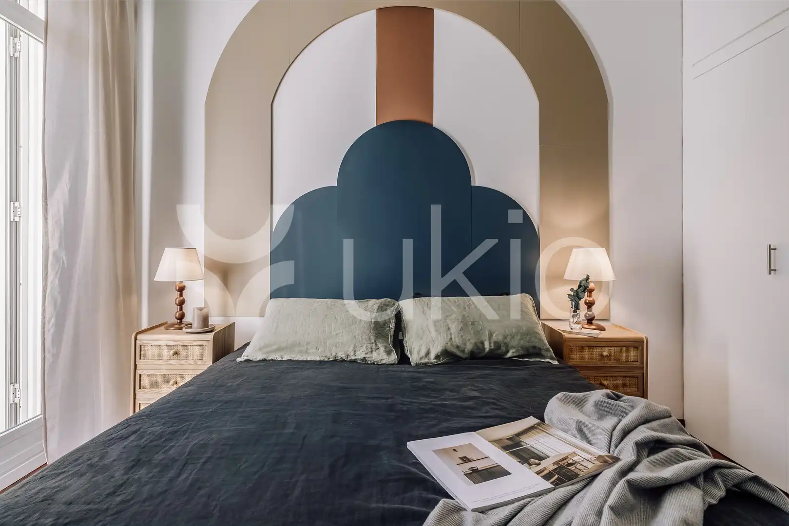 Habitación de Apartamento de alquiler en Madrid con Aire acondicionado, Calefacción y Amueblado