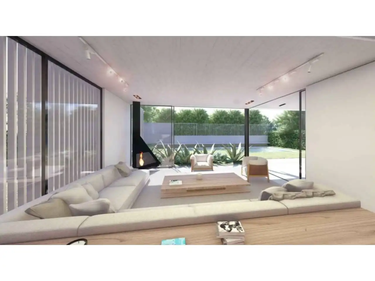 Sala de estar de Casa o chalet en venta en Sant Cugat del Vallès con Aire acondicionado, Calefacción y Jardín privado
