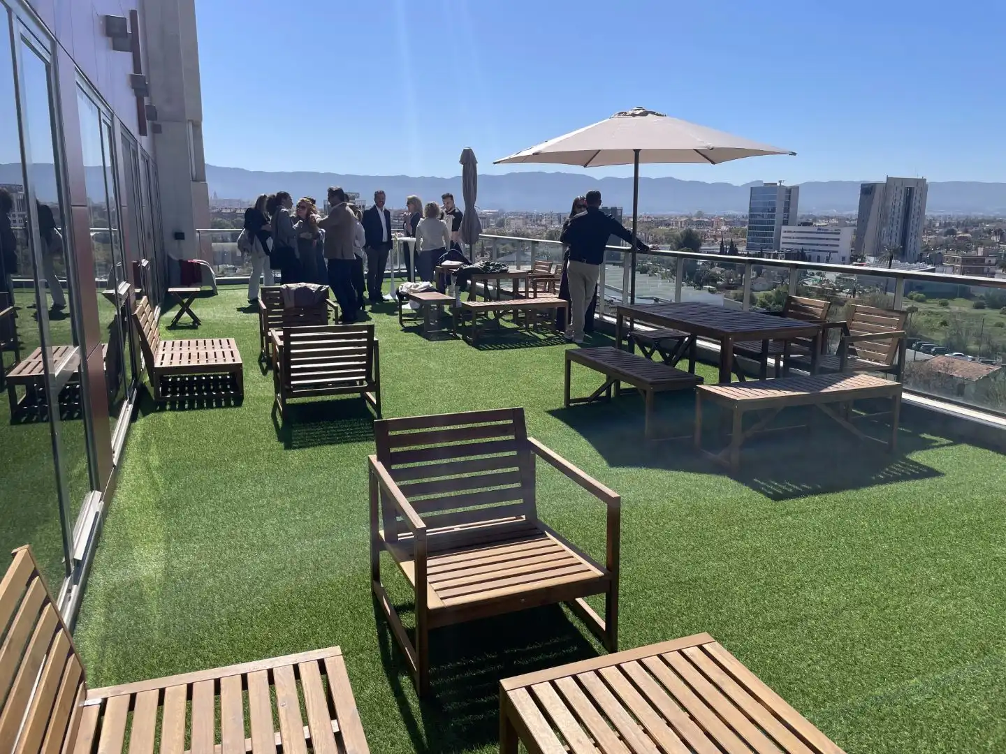 Terraza de Oficina de alquiler en Murcia con Aire acondicionado, Calefacción y Terraza