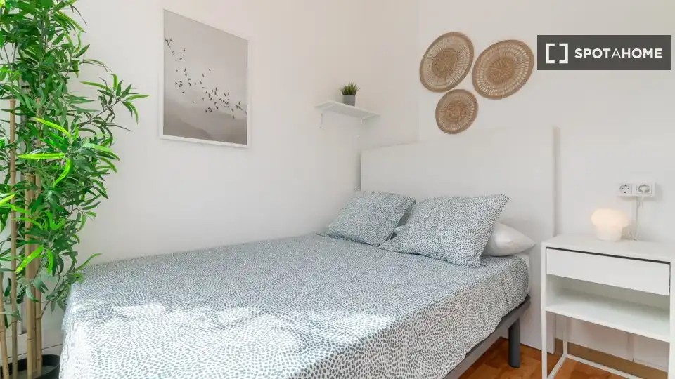 Habitación de Piso para compartir en Barcelona con Aire acondicionado, Calefacción y Amueblado