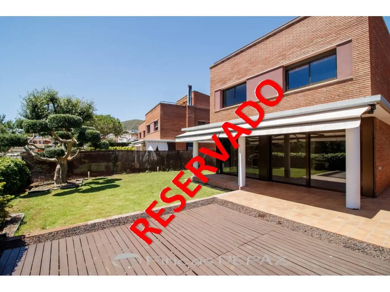 Garden of Houses for sale in Castelldefels  with Air Conditioner, Heating and Terrace
