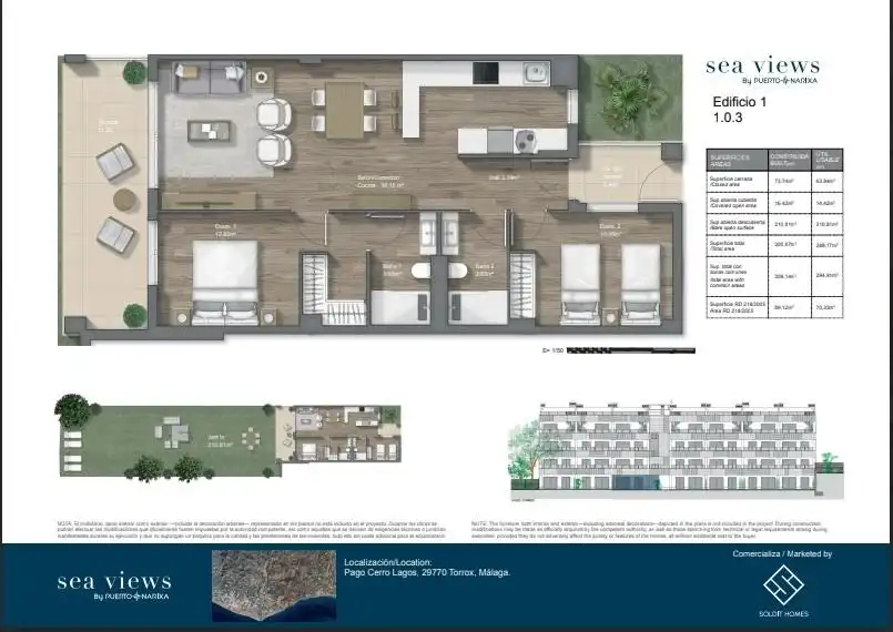 Apartamento en venta en Torrox con Calefacción, Jardín privado y Terraza