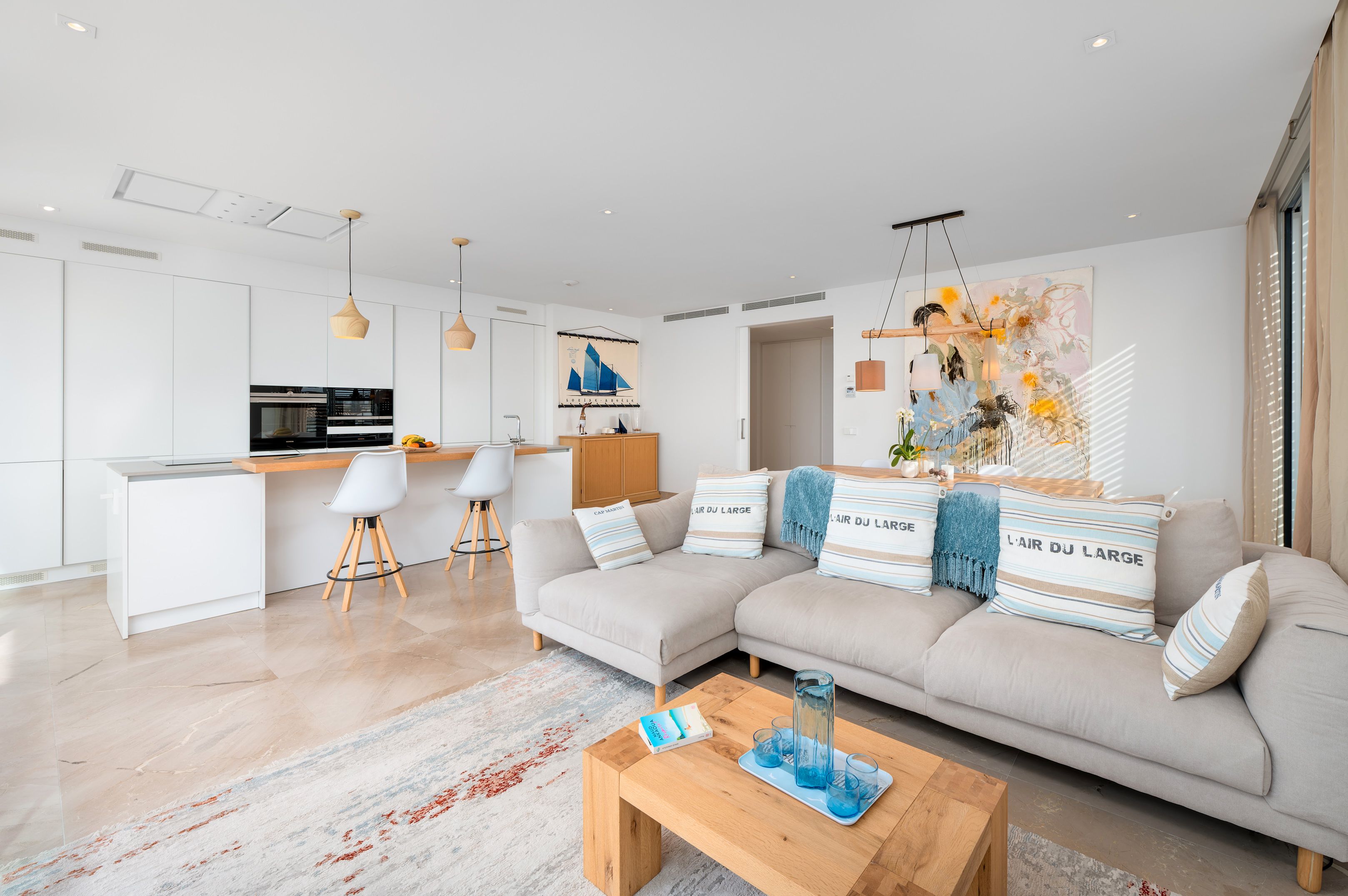 Sala d'estar de Apartament en venda en  Palma de Mallorca amb Aire condicionat, Calefacció i Terrassa