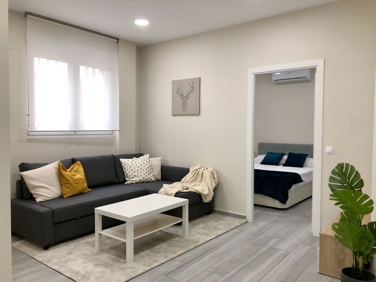 Living room of Flat to rent in Coslada  with Air Conditioner, Heating and Furnished