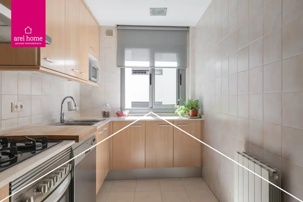 Cocina de Piso en venta en Sant Just Desvern con Calefacción, Parquet y Balcón