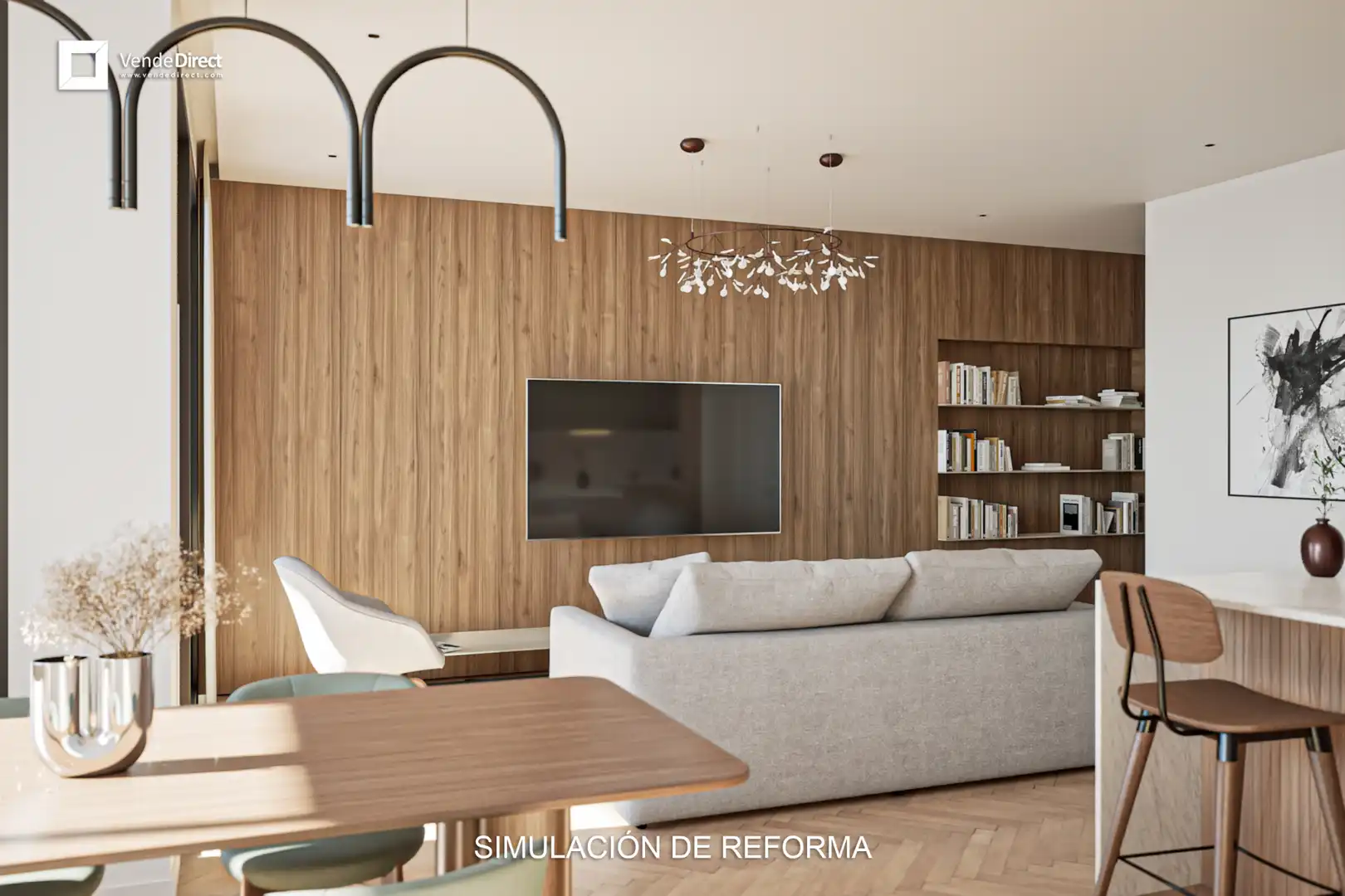 Living room of Flat for sale in Madrid  with Air Conditioner, Heating and Terrace
