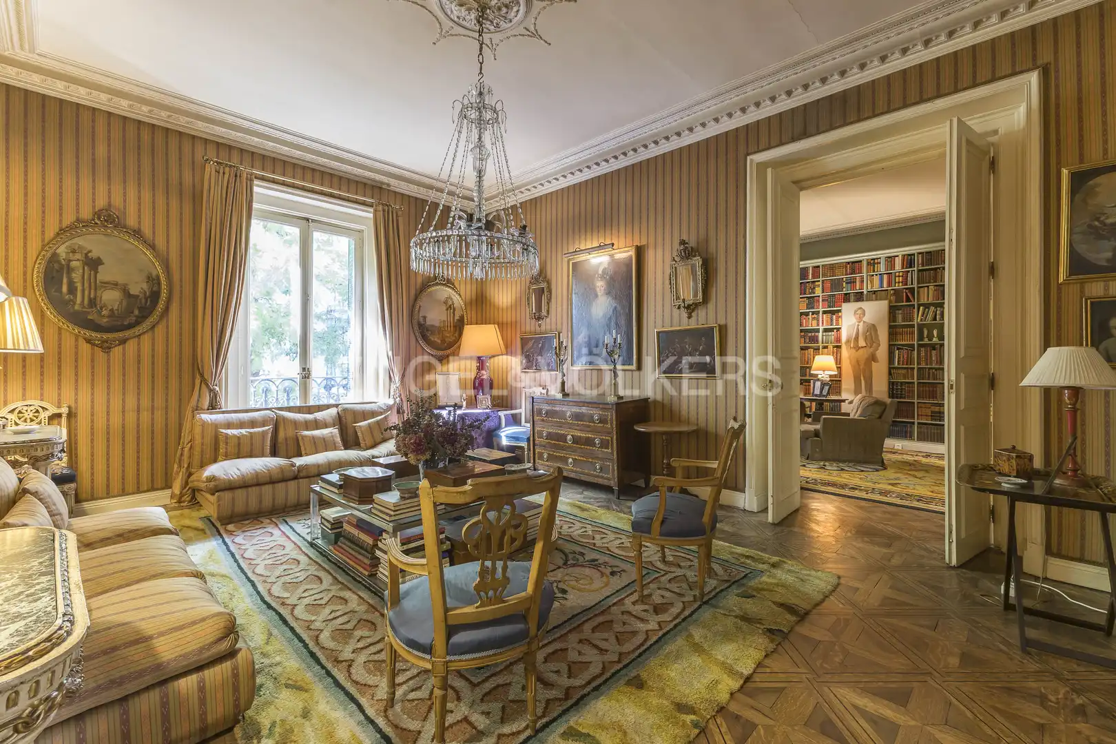 Wohnzimmer von Wohnungen zur Miete in Madrid mit Heizung, Terrasse und Haustiere erlaubt