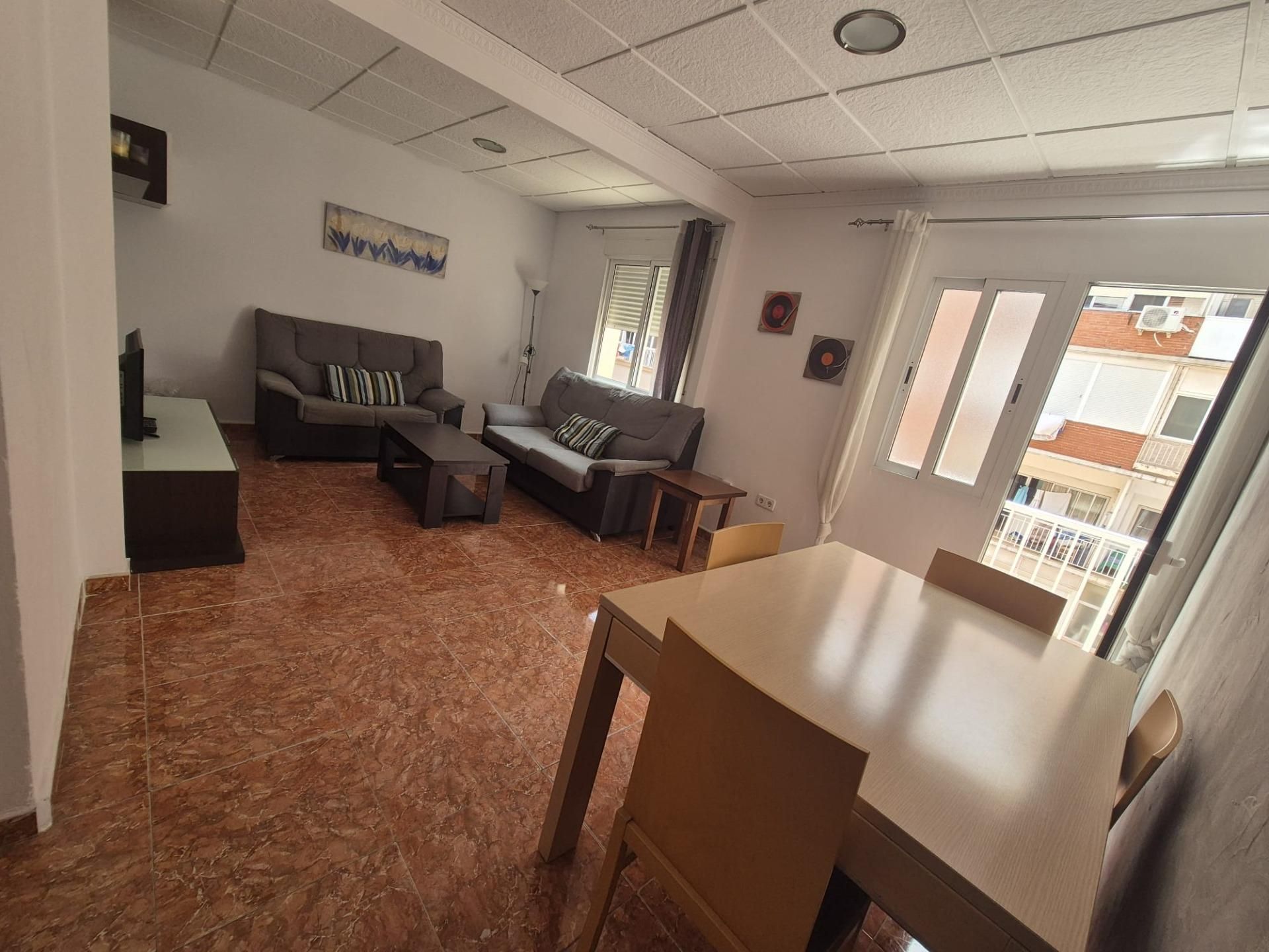 Living room of Flat to rent in Cartagena  with Balcony