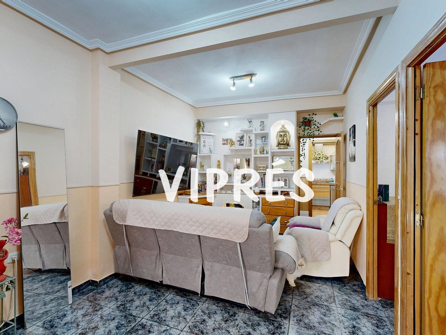 Living room of House or chalet for sale in Cáceres Capital  with Air Conditioner, Heating and Terrace