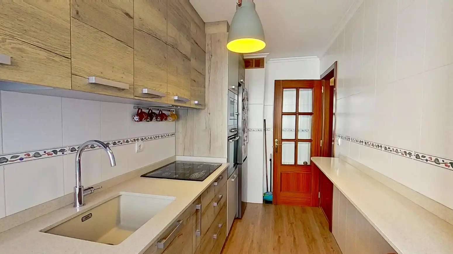 Kitchen of Attic for sale in Santander  with Heating, Parquet flooring and Terrace