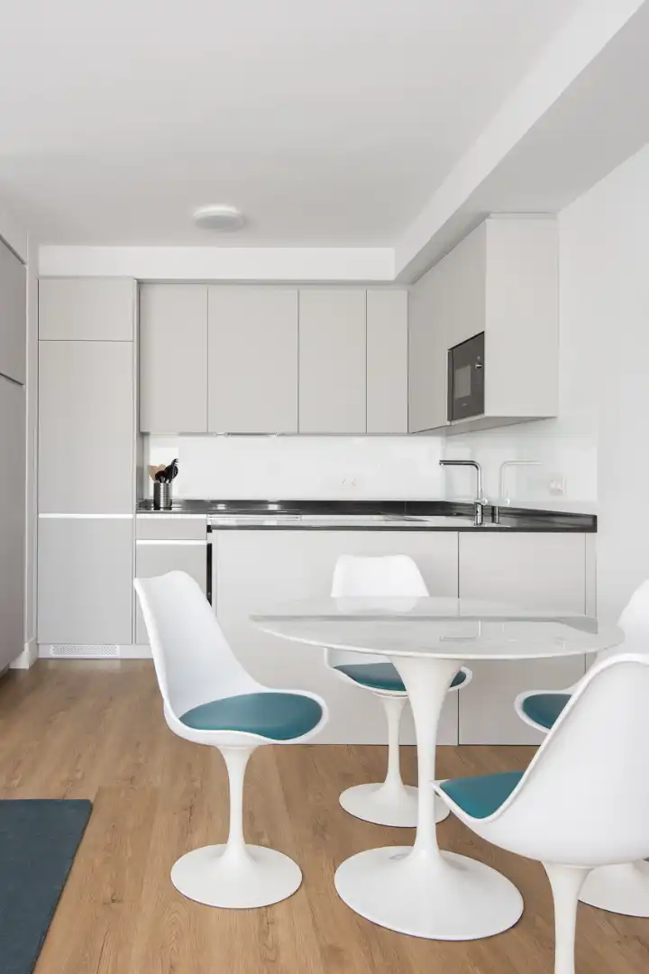 Kitchen of Flat for sale in Madrid  with Air Conditioner, Heating and Community pool