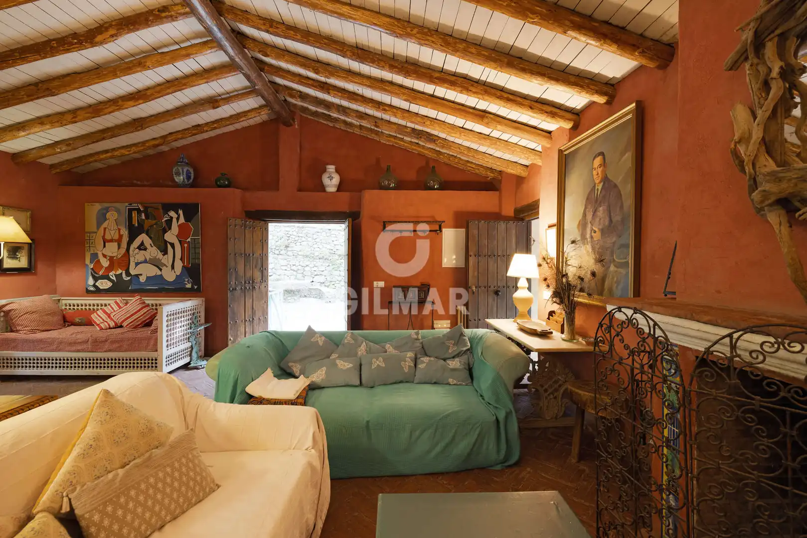 Sala de estar de Casa o chalet en venta en Grazalema con Calefacción, Jardín privado y Piscina