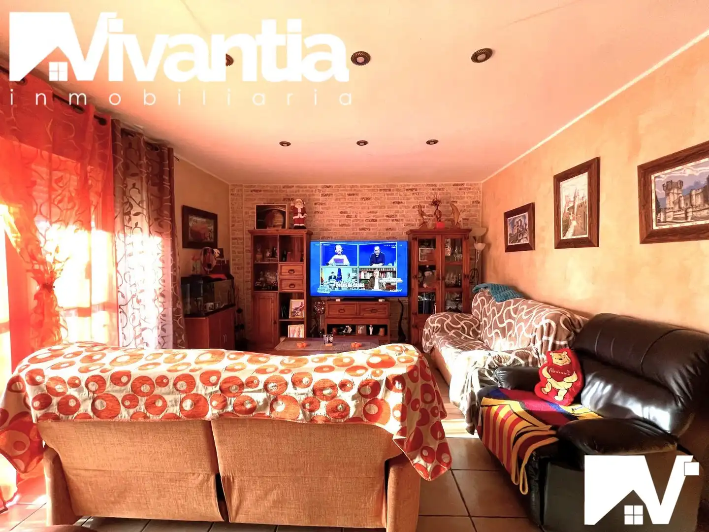 Wohnzimmer von Wohnung zum Verkauf in Lorca mit Klimaanlage, Heizung und Abstellraum