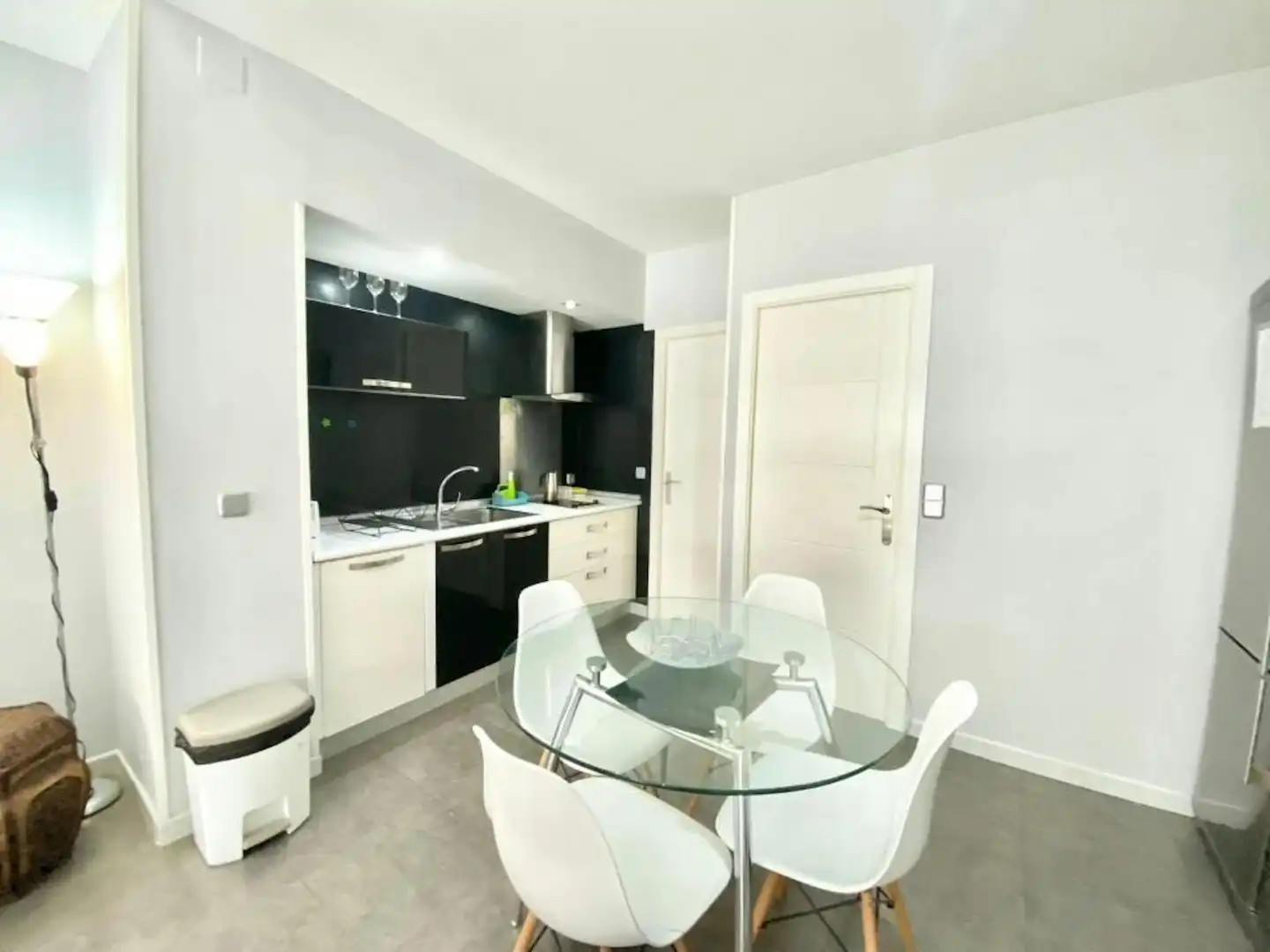Kitchen of Flat for rent in Madrid  with Air Conditioner, Heating and Furnished