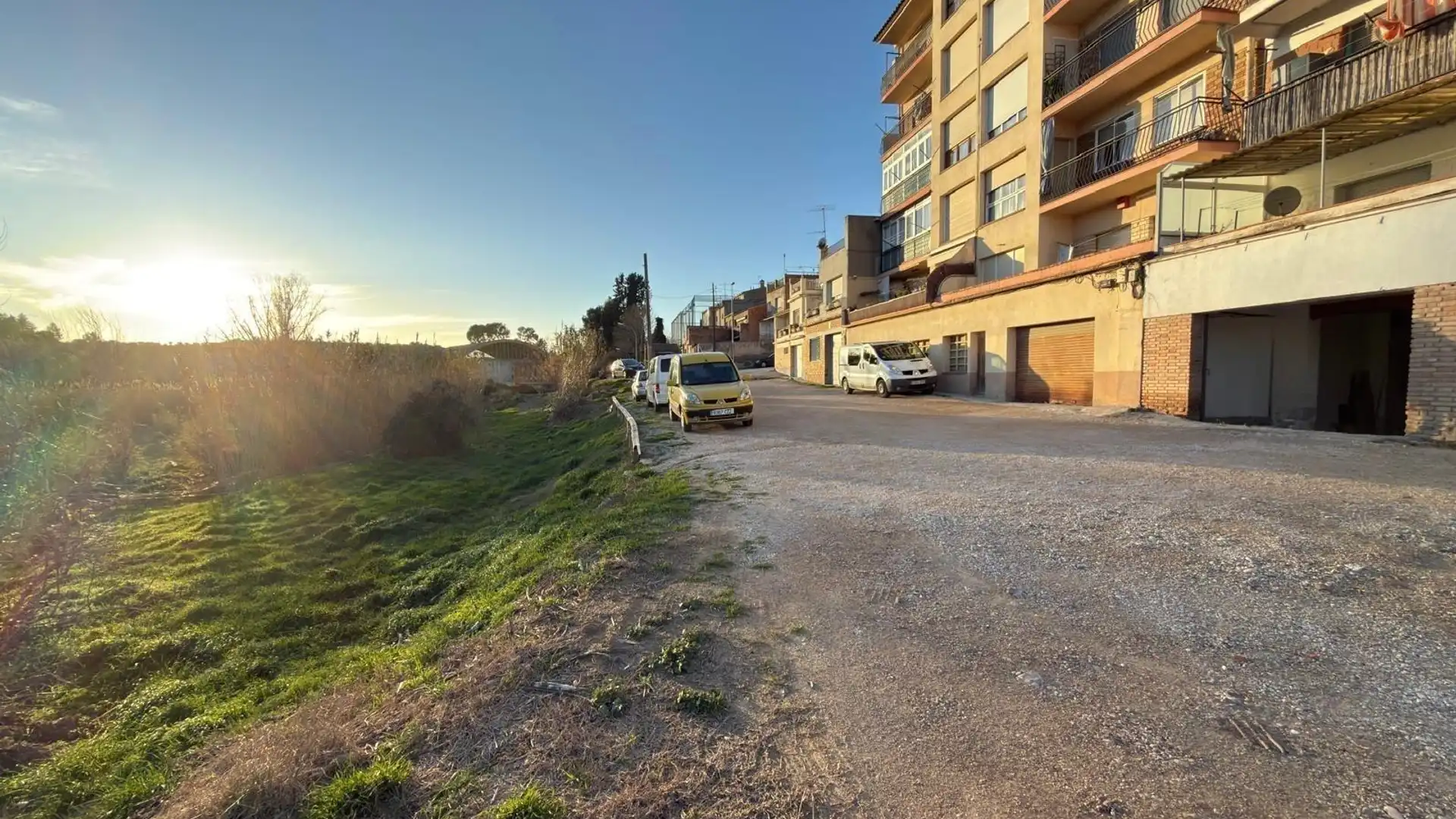 Vista exterior de Pis en venda en Igualada amb Calefacció, Parquet i Terrassa