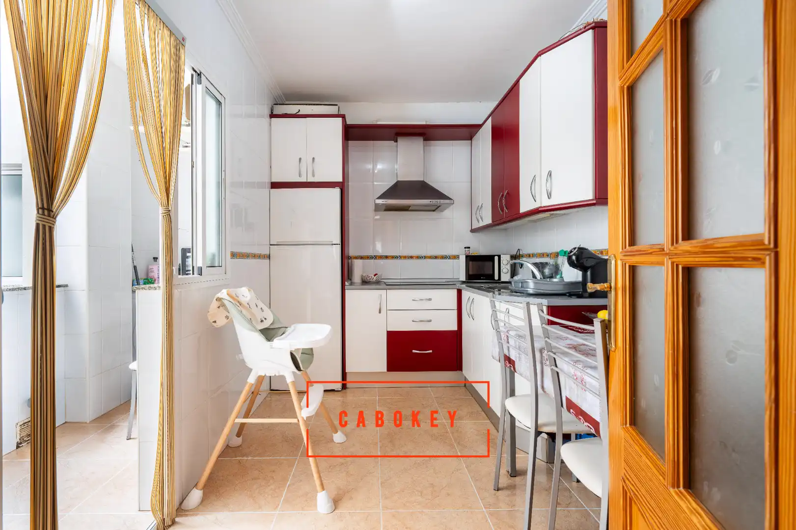 Kitchen of Flat for sale in Roquetas de Mar  with Air Conditioner, Heating and Terrace