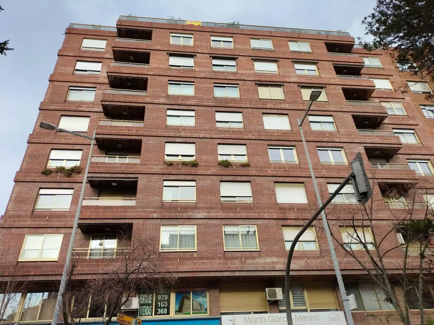 Vista exterior de Piso en venta en Palencia con Calefacción, Parquet y Balcón