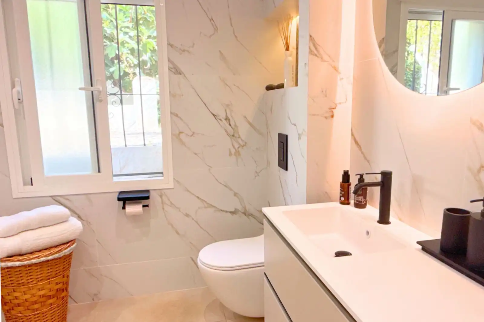 Baño de Casa o chalet de alquiler en Calpe / Calp con Aire acondicionado, Calefacción y Terraza