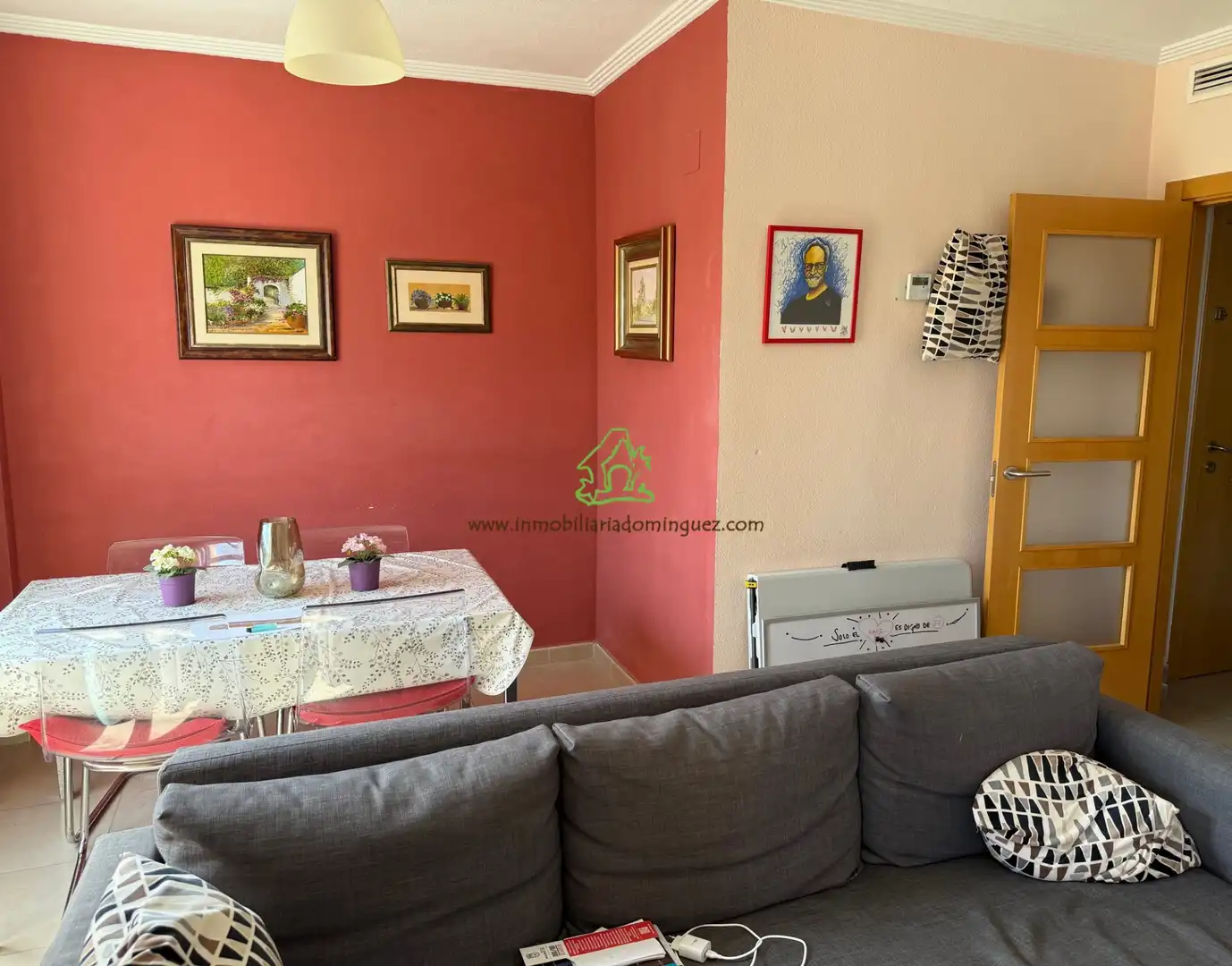Living room of Flat for sale in Murcia  with Air Conditioner, Terrace and Storage room