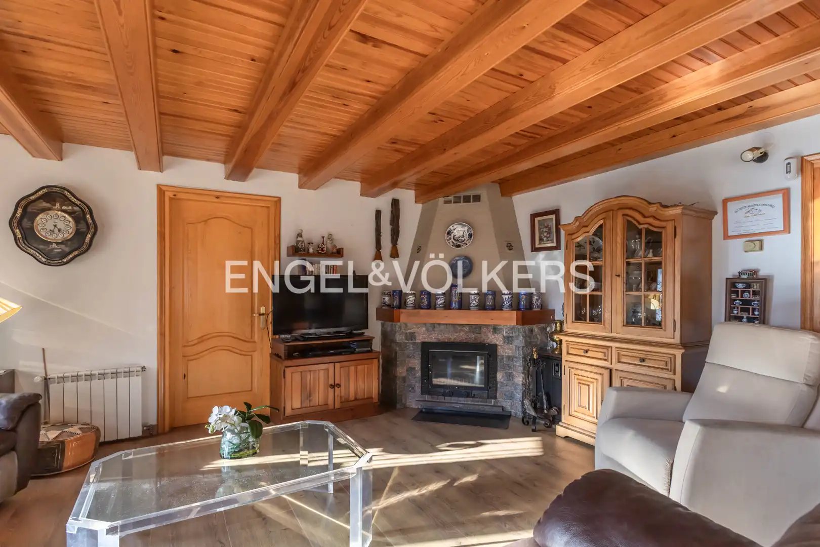 Sala de estar de Casa o chalet en venta en Llívia con Calefacción, Jardín privado y Parquet