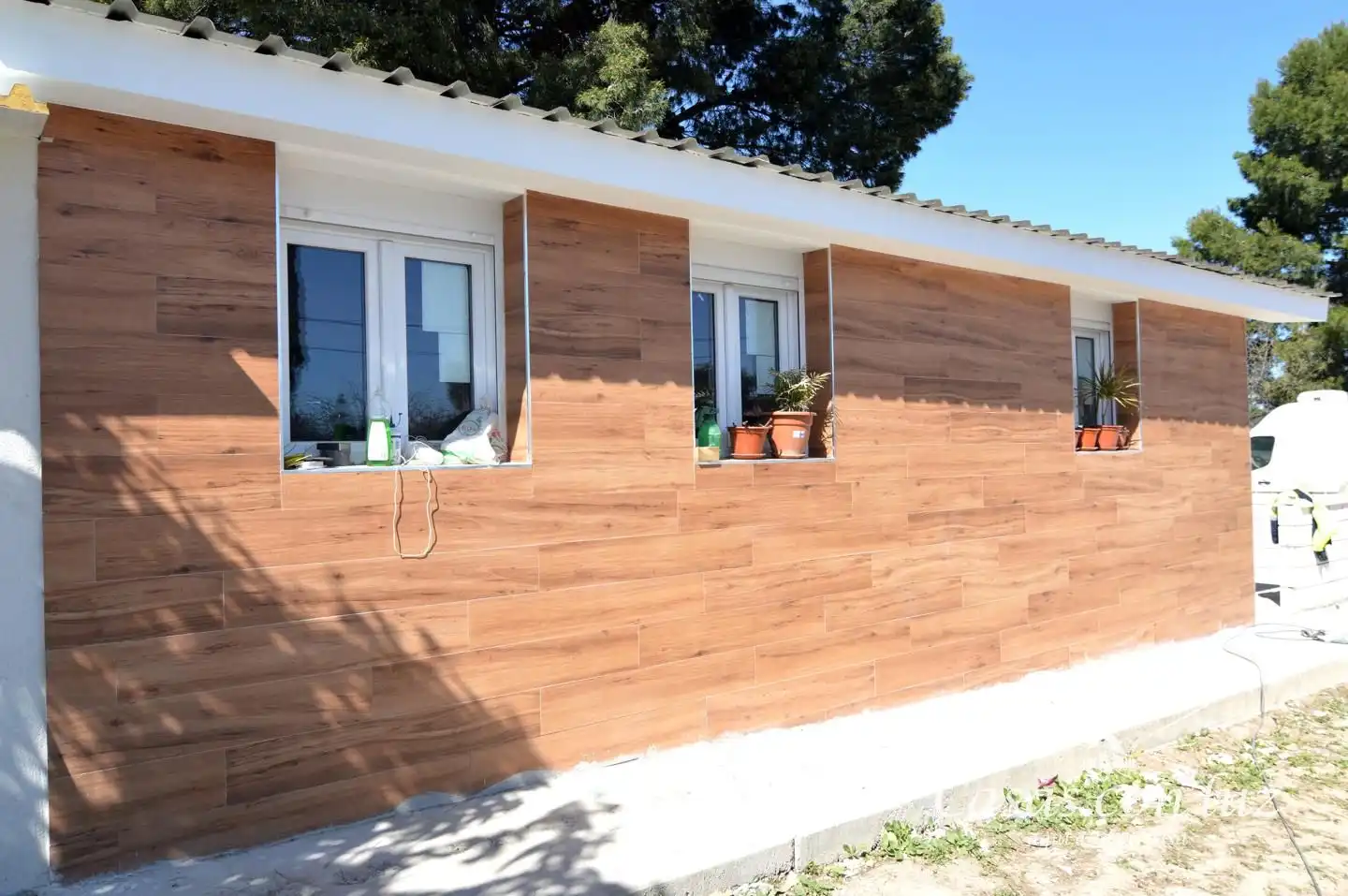 Vista exterior de Casa o chalet en venta en Zaragoza con Aire acondicionado y Jardín privado