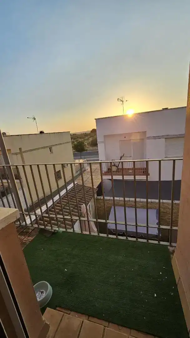 Balcony of Detached homes for share in Gerena  with Private garden, Parquet flooring and Storage room