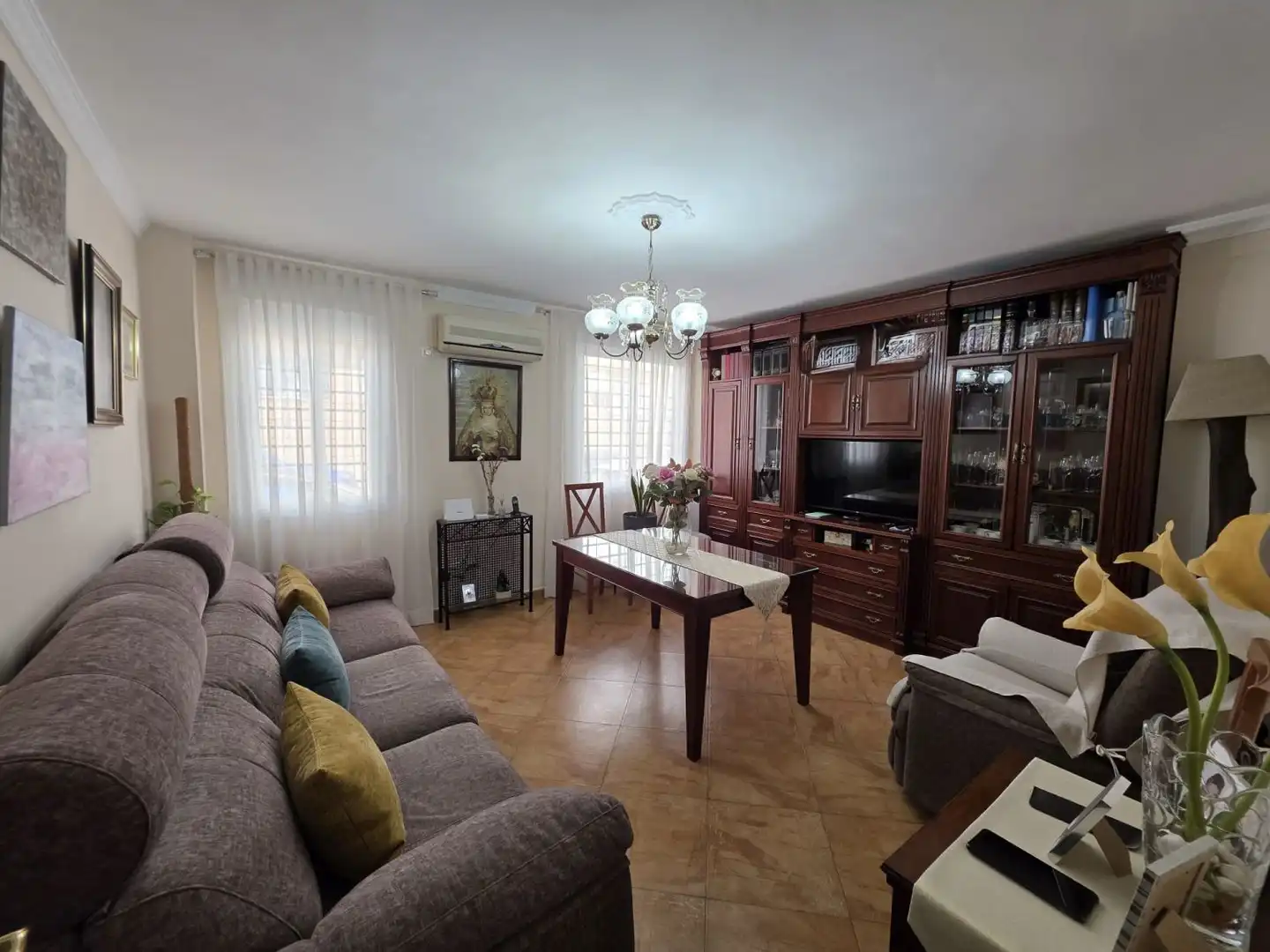 Sala de estar de Piso en venta en Carmona con Aire acondicionado