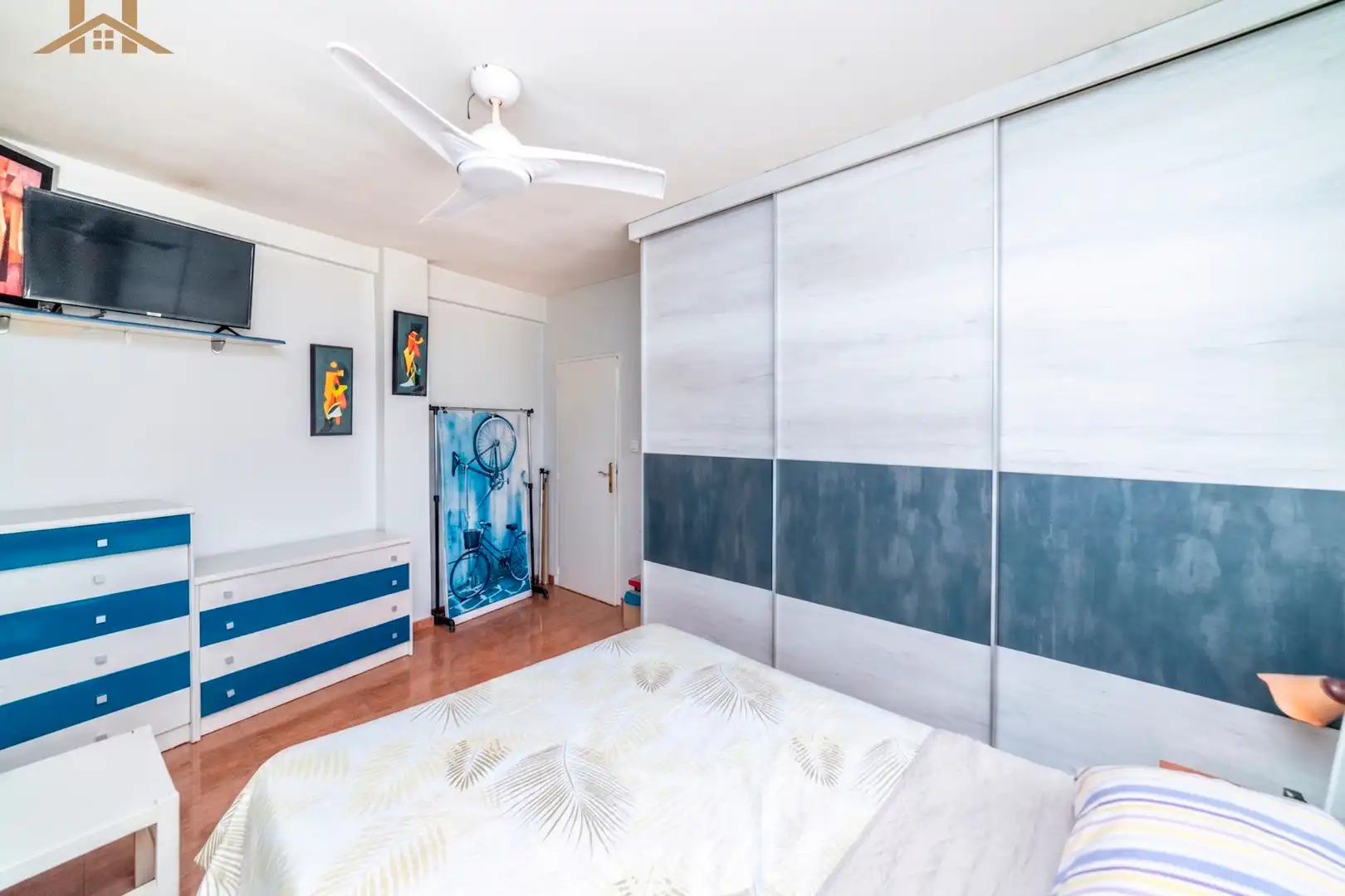 Schlafzimmer von Erdgeschoss zum Verkauf in Leganés mit Klimaanlage und Heizung