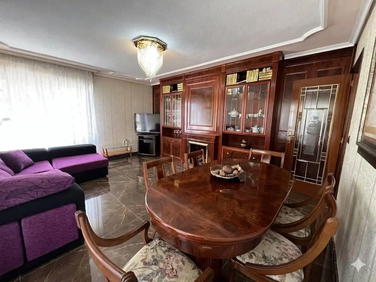 Dining room of Flat for sale in San Vicente del Raspeig / Sant Vicent del Raspeig  with Air Conditioner, Terrace and Furnished