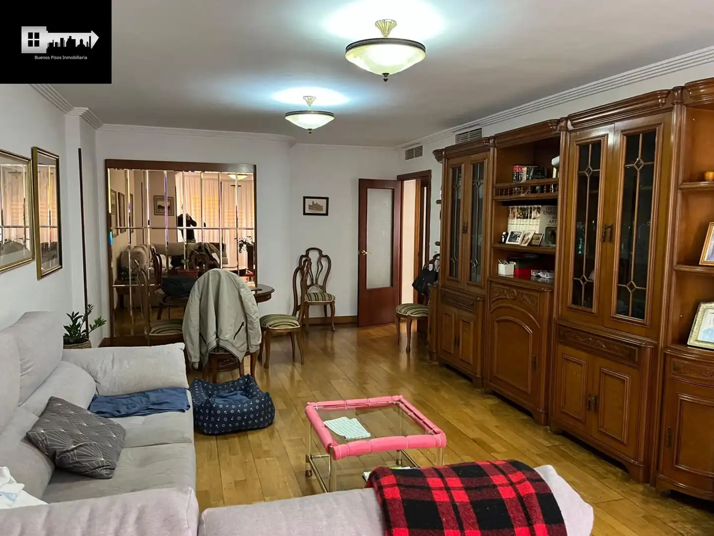 Sala de estar de Piso en venta en Alicante / Alacant con Aire acondicionado, Jardín privado y Parquet