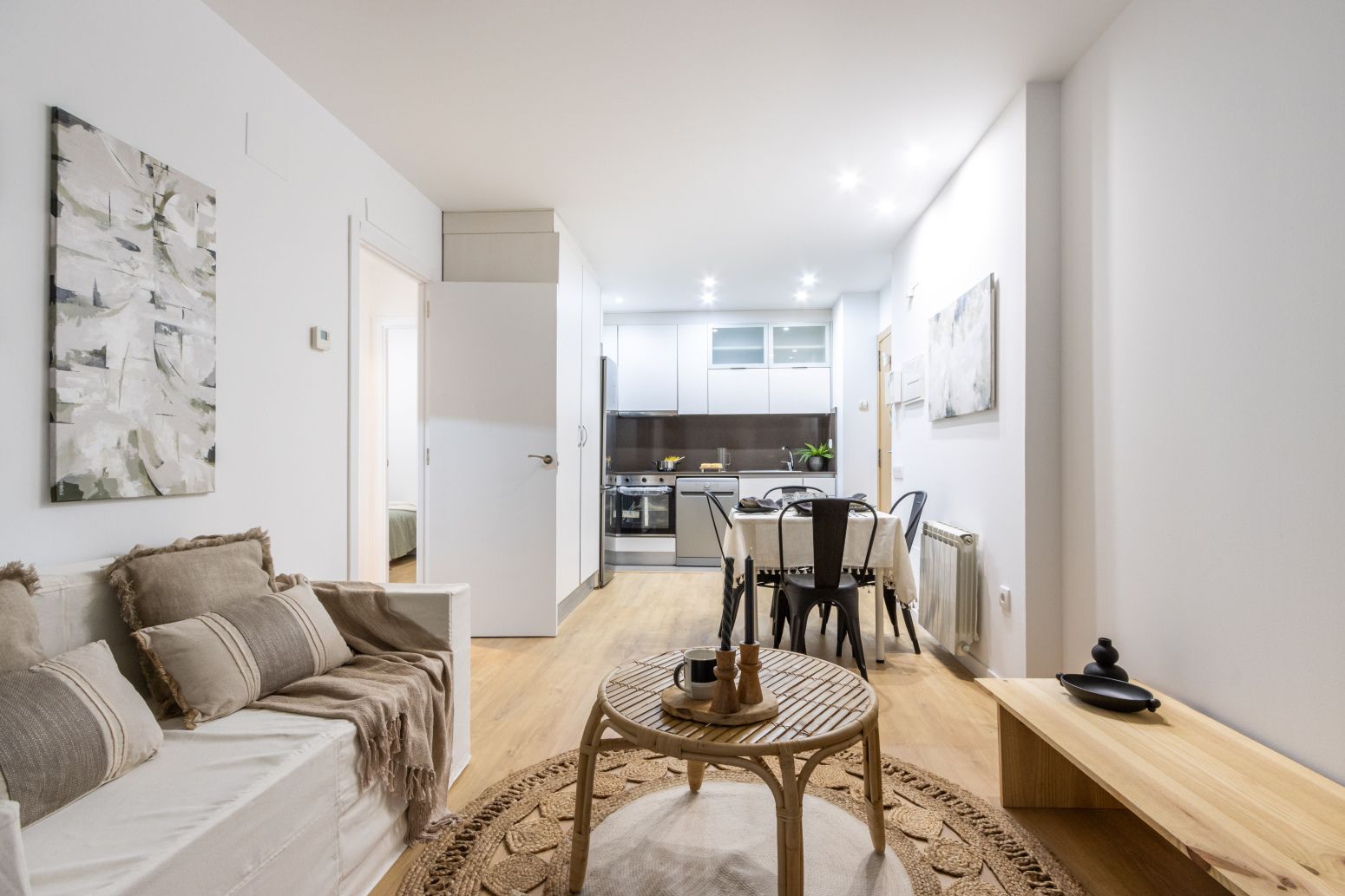 Living room of Flat for sale in Terrassa  with Parquet flooring