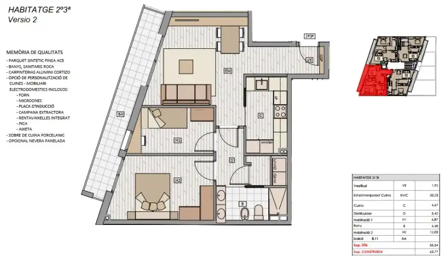 Flat for sale in Passeig de la Salut, La Salut