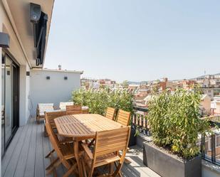 Terrace of Attic to rent in  Barcelona Capital  with Air Conditioner, Terrace and Balcony