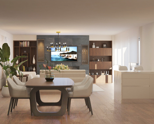 Sala d'estar de Apartament en venda en  Madrid Capital amb Aire condicionat, Calefacció i Terrassa