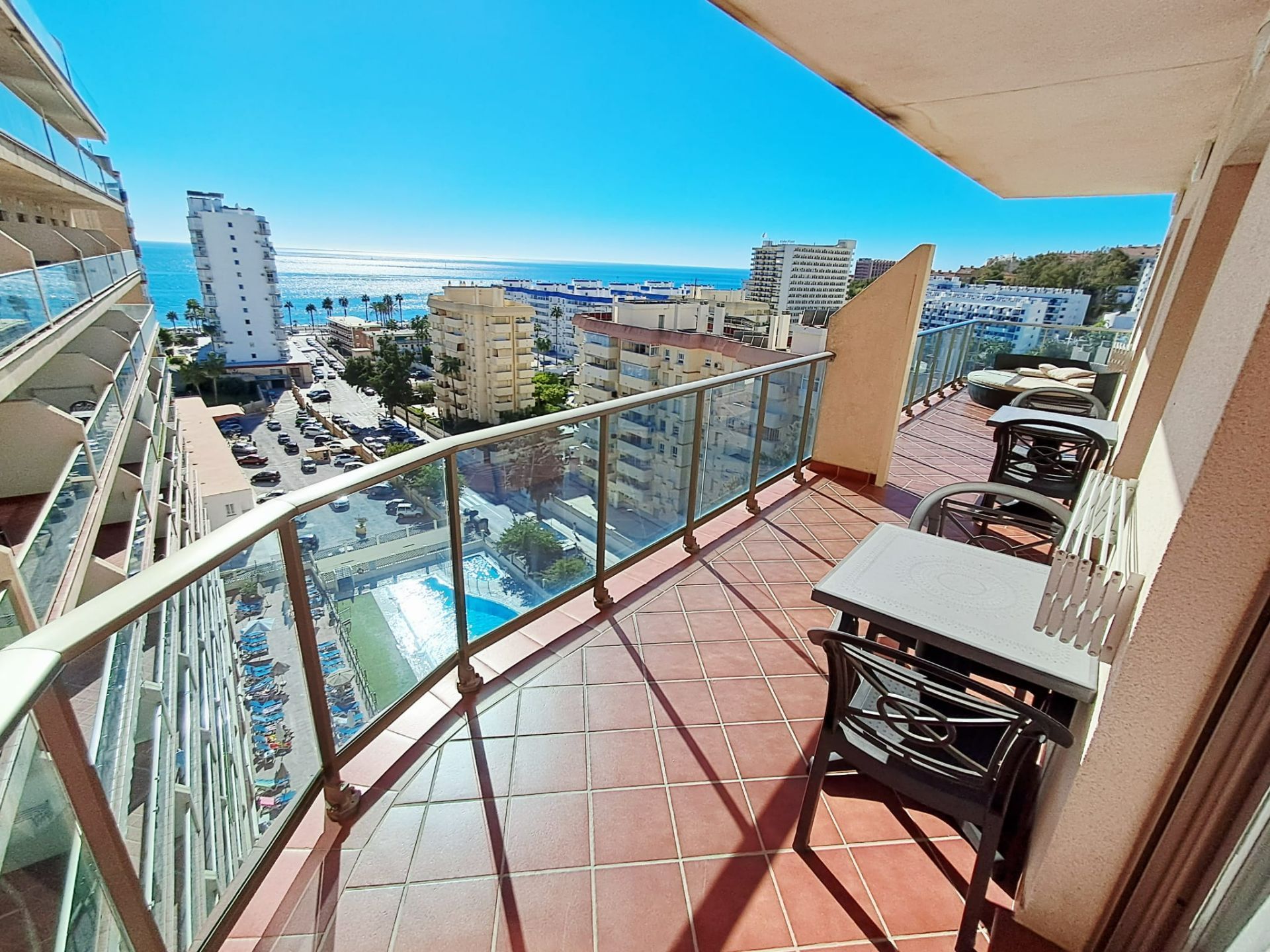 Terraza de Apartamento en venta en Benalmádena con Aire acondicionado, Terraza y Amueblado