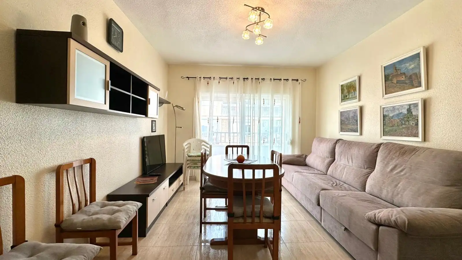 Living room of Flat for sale in Torrevieja  with Air Conditioner, Heating and Terrace