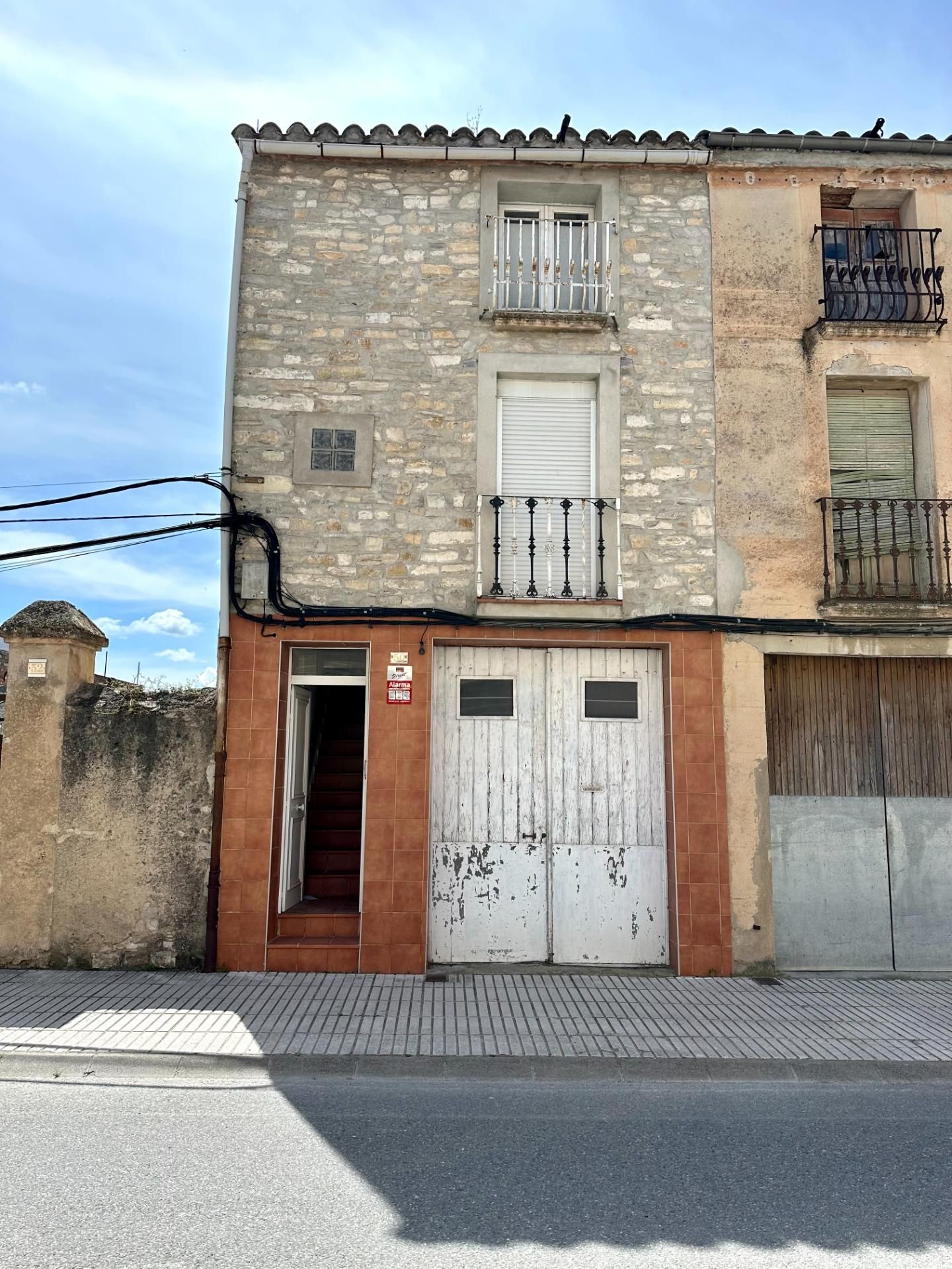Exterior view of House or chalet for sale in Santa Coloma de Queralt  with Heating, Private garden and Storage room