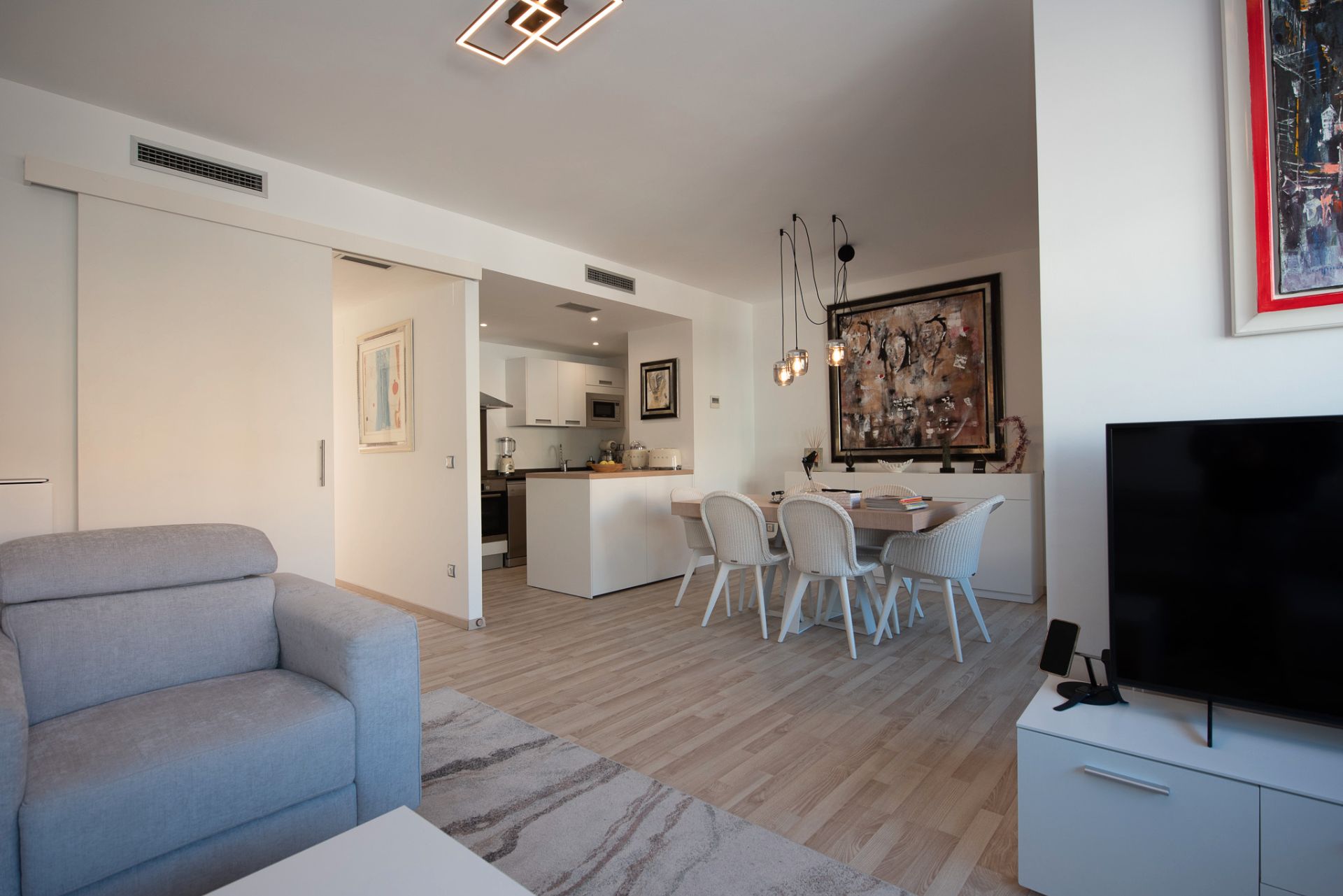 Living room of Flat for sale in Castell-Platja d'Aro  with Air Conditioner, Heating and Private garden
