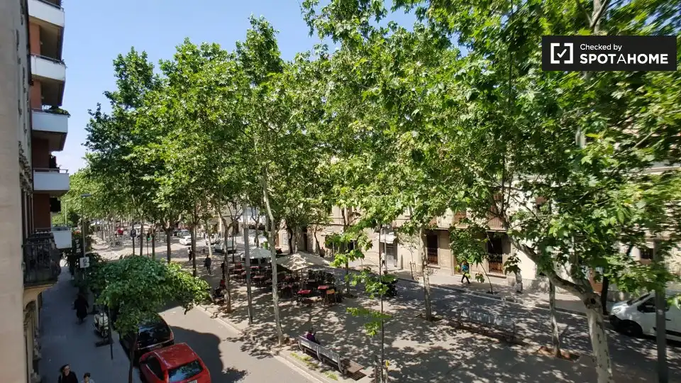 Vista exterior de Piso para compartir en Barcelona con Aire acondicionado, Calefacción y Terraza
